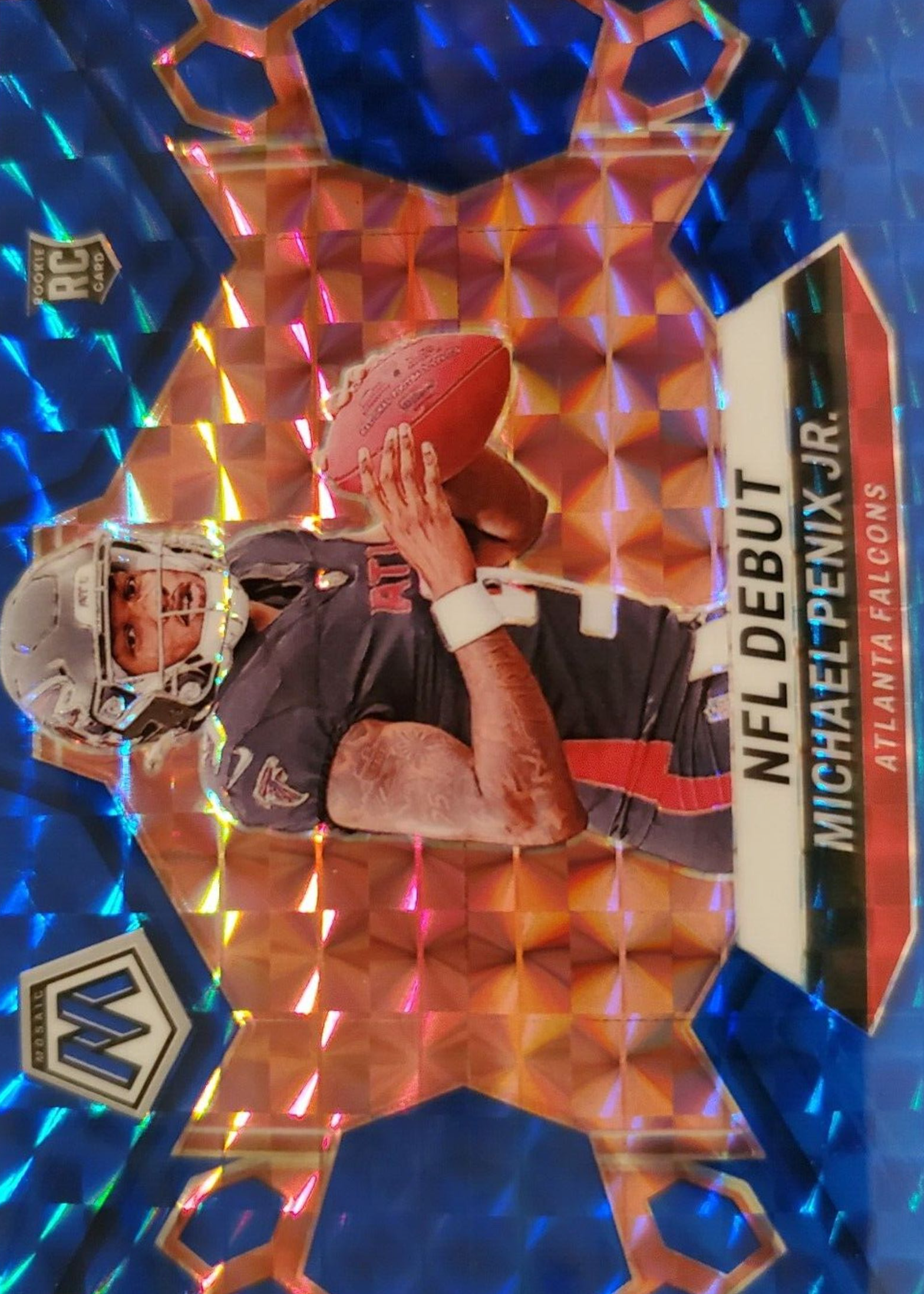 Michael Penix Jr. 2024 Mosaic #274 NFL Debut - Blue /99 Price