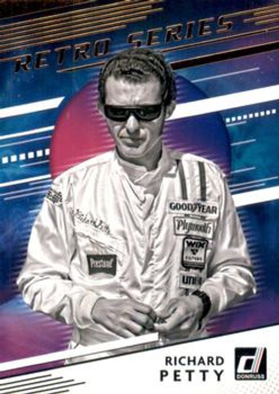 Richard Petty 2021 Donruss NASCAR #RS5 Retro Series Retail RAW
