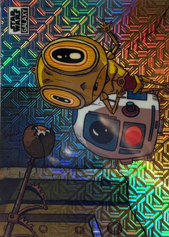 2021 Topps Chrome Star Wars Galaxy #70 Mojo Refractor /50