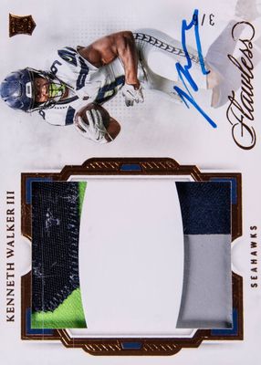 2022 Flawless #RDP-KW Rookie Dual Patch Auto - Bronze /6