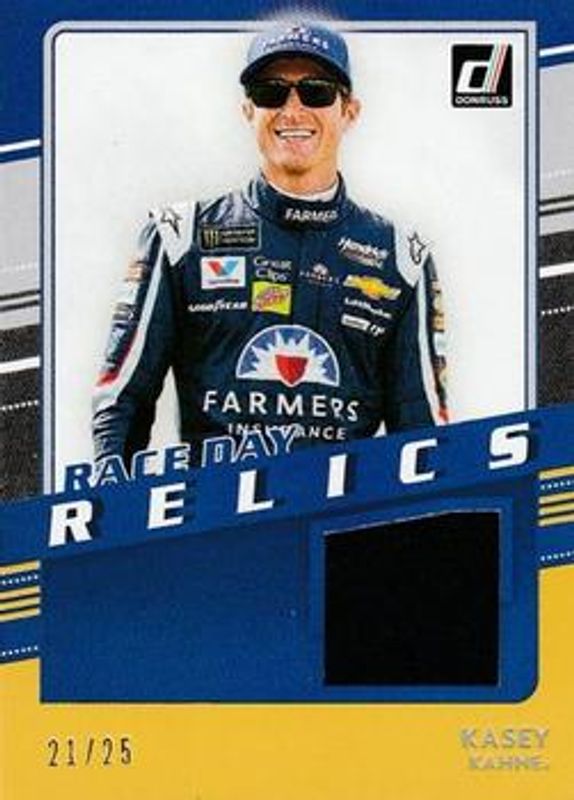 2021 Donruss NASCAR #RDR-KK Race Day Relics - Holo Gold /25