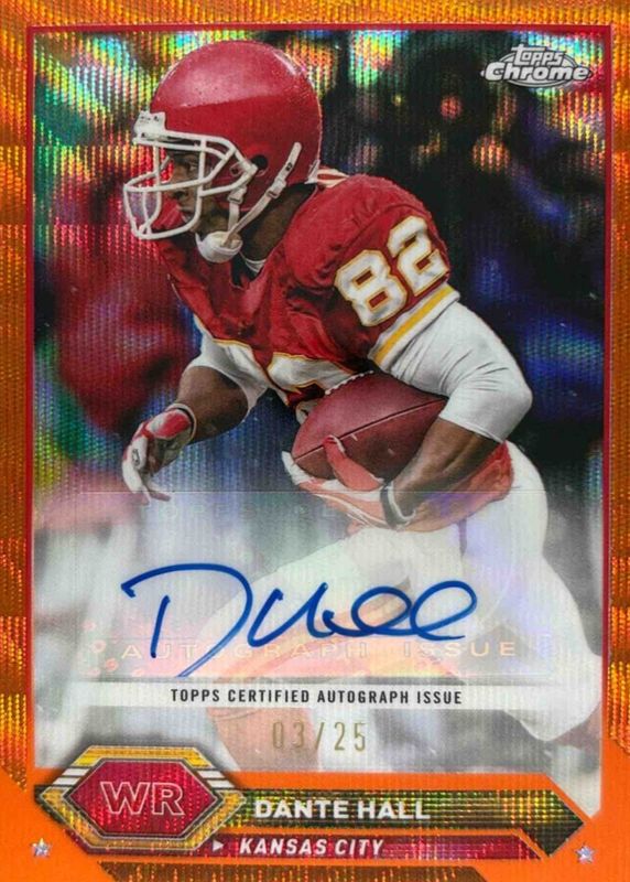 2023 Topps Composite #TCA-DHAL Chrome Autographs - Orange Wave Refractor /25