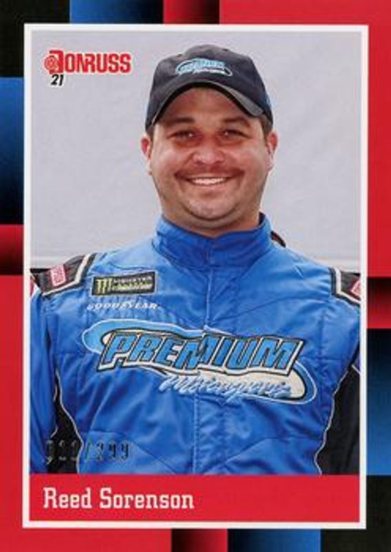 Reed Sorenson 2021 Donruss NASCAR #155 Red /299 RAW