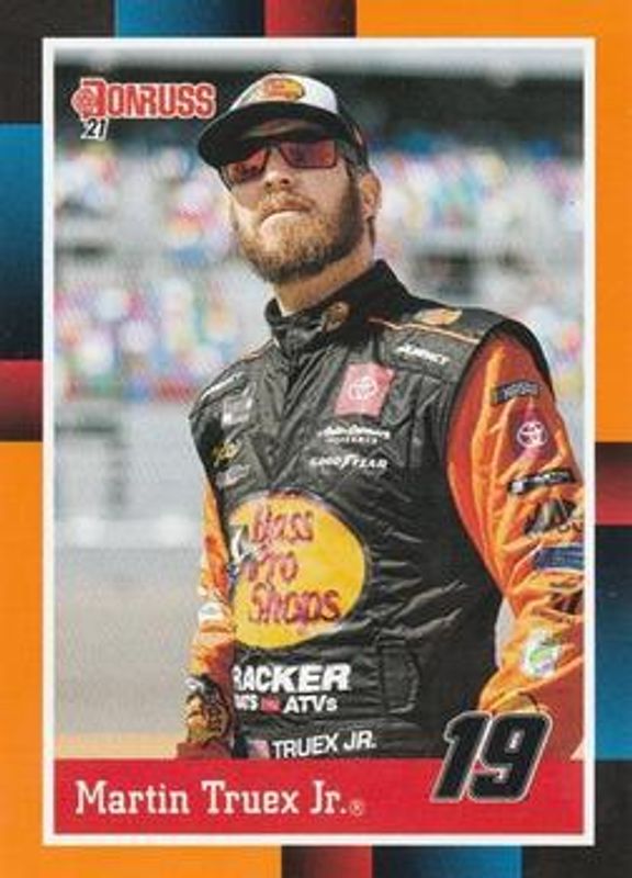 Martin Truex Jr. 2021 Donruss NASCAR #161 Orange RAW