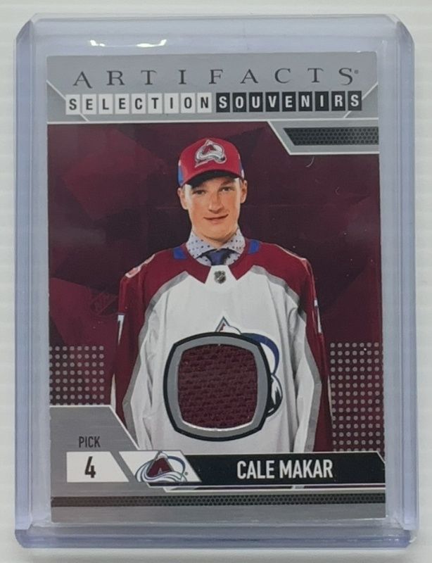 Cale Makar 2023 Upper Deck Artifacts #SS-CM Selection Souvenirs RAW