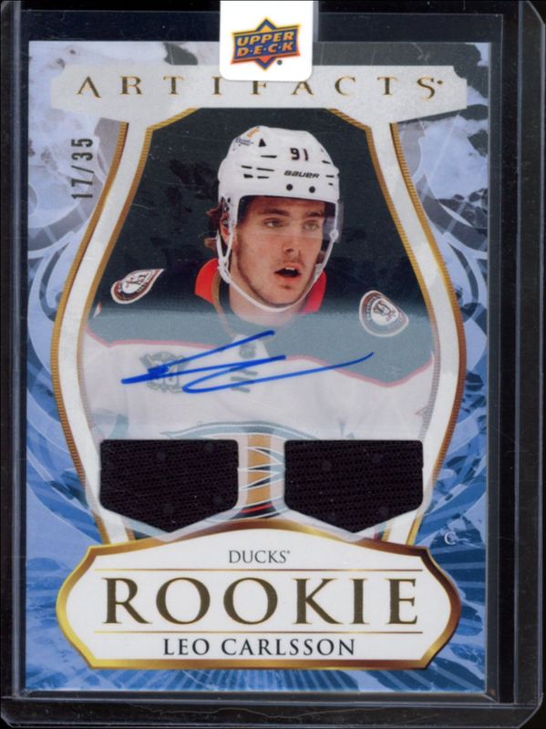 2023 Upper Deck Artifacts #II Auto Material Gold Redemption /35