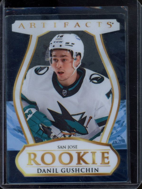 Danil Gushchin 2023 Upper Deck Artifacts #199 Plexi Rookie RAW