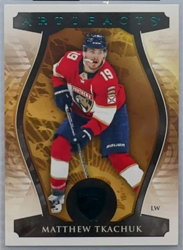Matthew Tkachuk 2023 Upper Deck Artifacts #107 Turquoise RAW