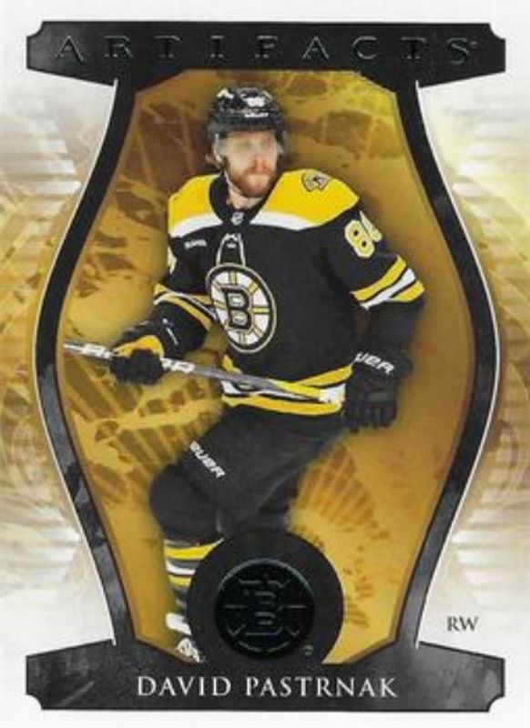 David Pastrnak 2023 Upper Deck Artifacts #117 Turquoise RAW