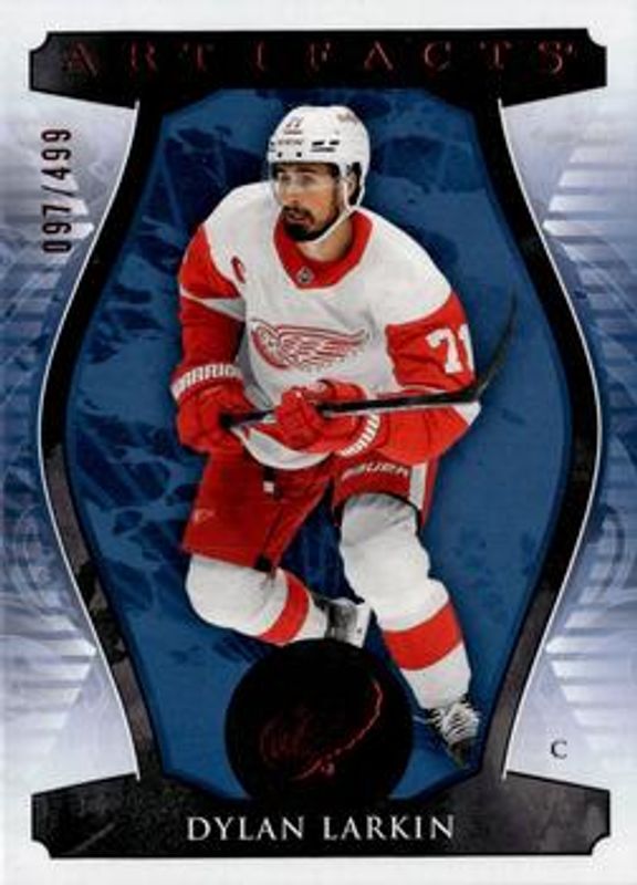 Dylan Larkin 2023 Upper Deck Artifacts #42 Ruby /499 RAW