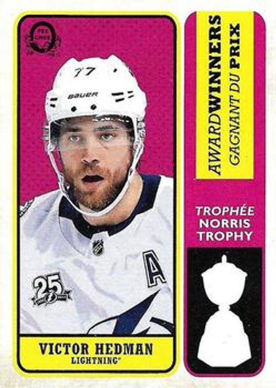 2018 O-Pee-Chee #AW-VH Retro Award Winners