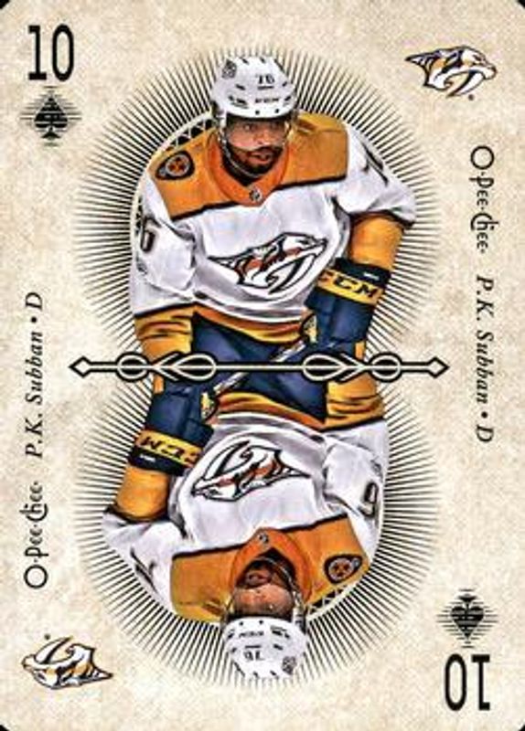 2018 O-Pee-Chee #10♠ Playing Cards