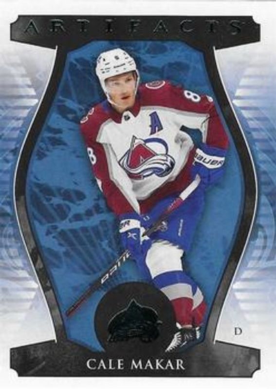 Cale Makar 2023 Upper Deck Artifacts #17 Turquoise RAW