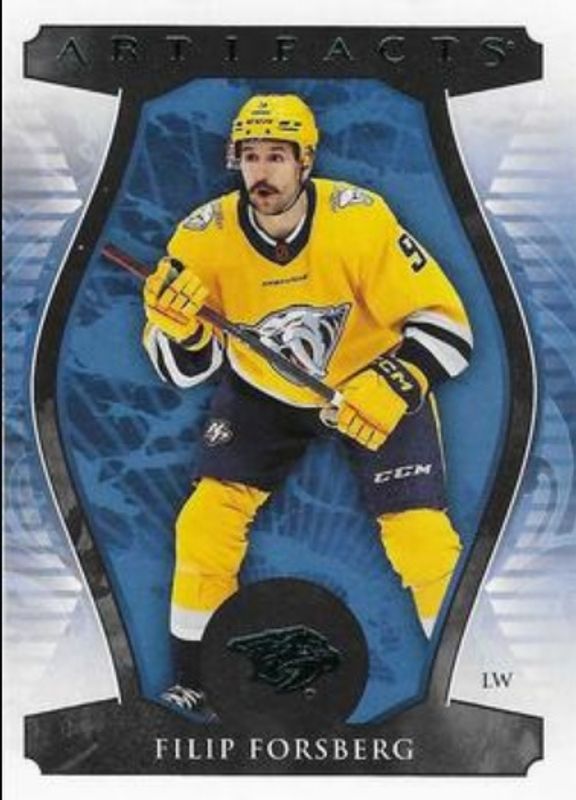 Filip Forsberg 2023 Upper Deck Artifacts #83 Turquoise RAW