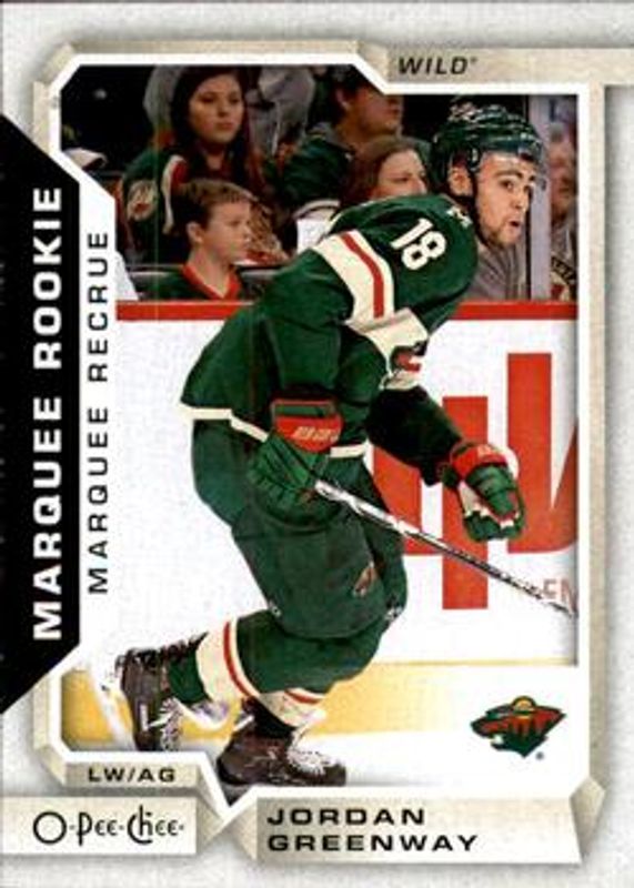 Jordan Greenway 2018 O-Pee-Chee #515 Base Rookie RAW