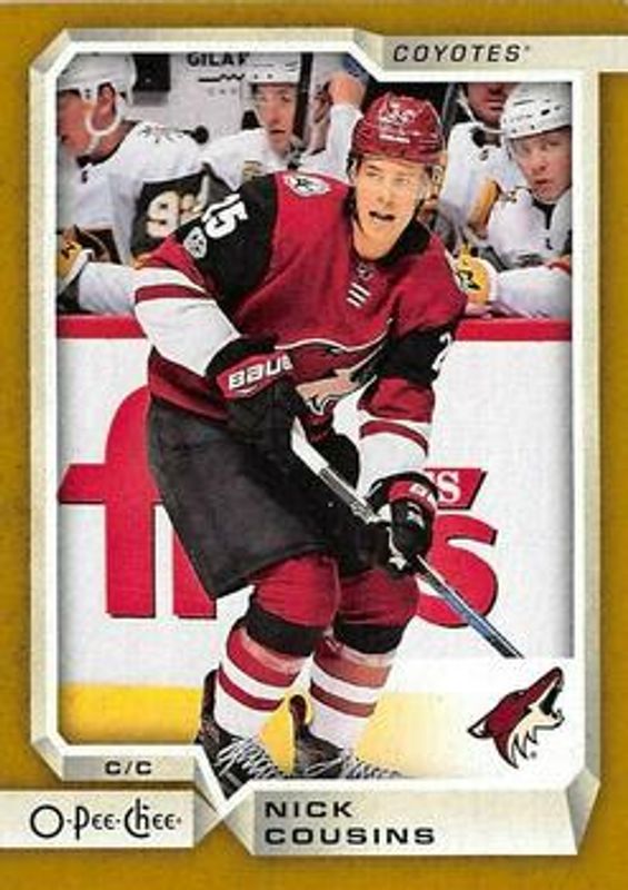 Nick Cousins 2018 O-Pee-Chee #326 Gold Border Glossy RAW