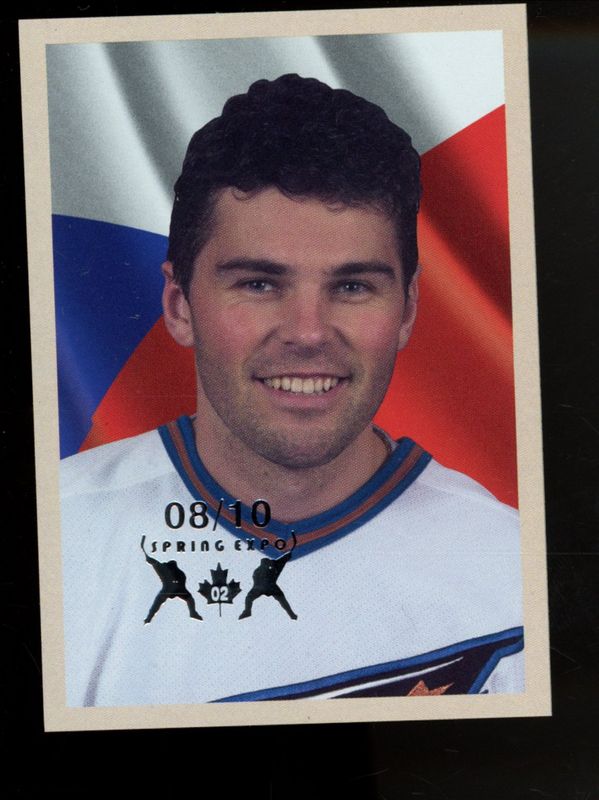 Jaromir Jagr 2001 Parkhurst #9 Toronto Spring Expo Waving The Flag /10 RAW