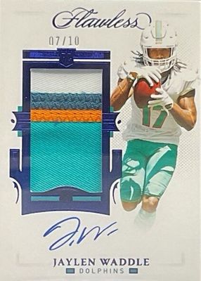 2021 Flawless #RPA-JWA Rookie Patch Auto - Sapphire (/10)