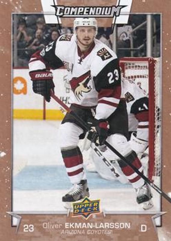 2017 Upper Deck Compendium #15 Gold