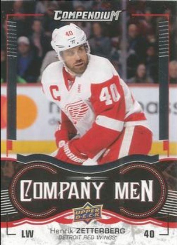 Henrik Zetterberg 2017 Upper Deck Compendium #CM-SP Company Men Achievement RAW