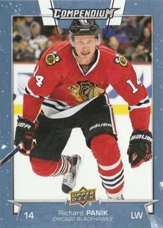 Richard Panik 2017 Upper Deck Compendium #57 Blue RAW