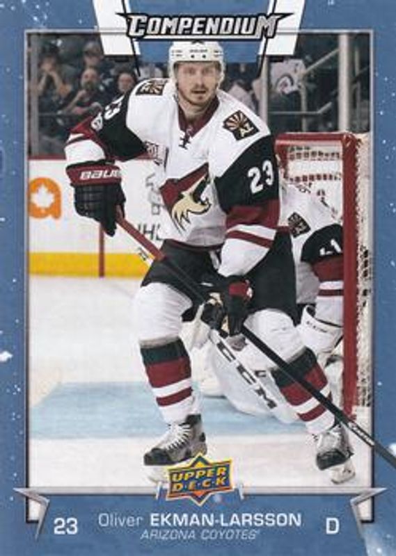 2017 Upper Deck Compendium #15 Blue