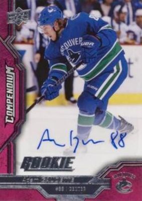 2018 Upper Deck Compendium #M-2 Magenta Rookie Autographs