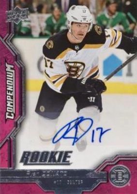 2018 Upper Deck Compendium #M-1 Magenta Rookie Autographs