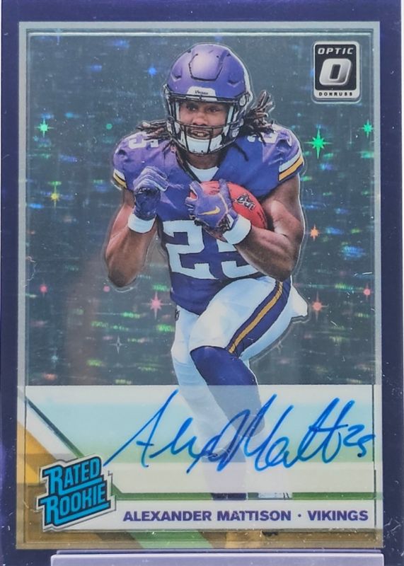 2019 Optic #181 Rated Rookie Autographs - Purple Stars (/50)