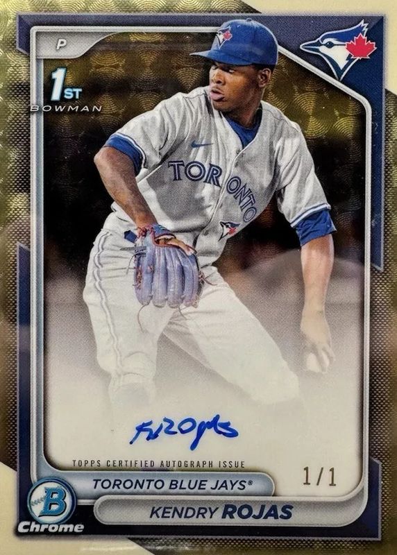 2024 Bowman Chrome #CPA-KR Prospect Auto - Superfractor /1 (1st)