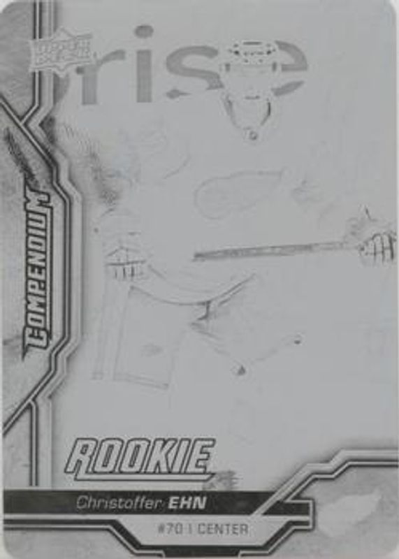 2018 Upper Deck Compendium #840 Printing Plates Black /1