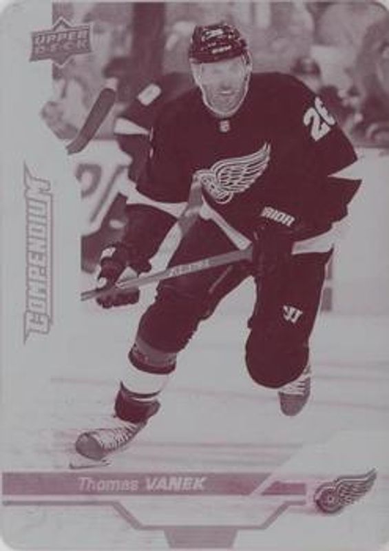 2018 Upper Deck Compendium #572 Printing Plates Magenta /1