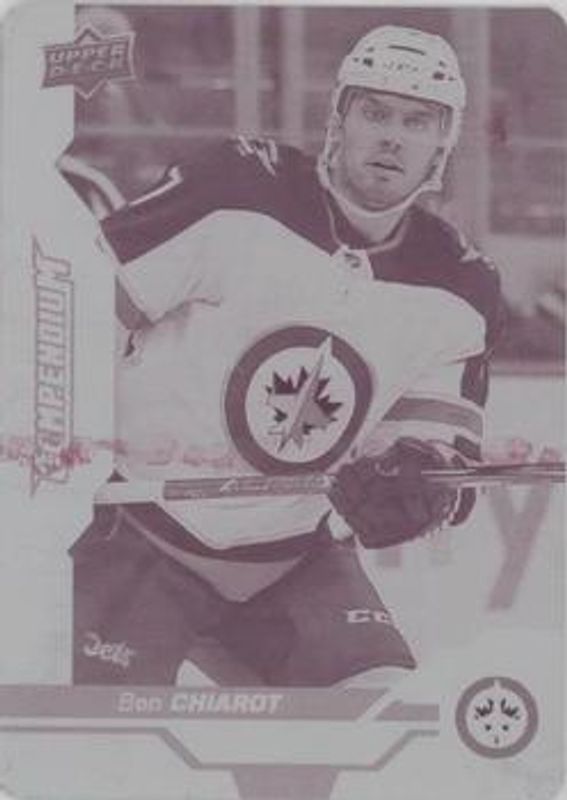 2018 Upper Deck Compendium #409 Printing Plates Magenta /1