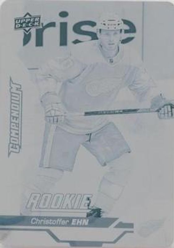 2018 Upper Deck Compendium #840 Printing Plates Cyan /1