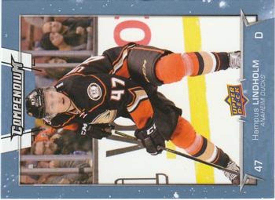 Hampus Lindholm 2017 Upper Deck Compendium #307 Blue RAW