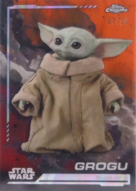 2024 Topps Chrome Star Wars #22 Mustafar Lava Refractor /10