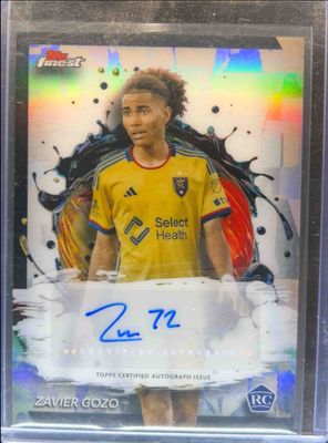 2024 Topps Finest MLS #BA-ZG Autographs