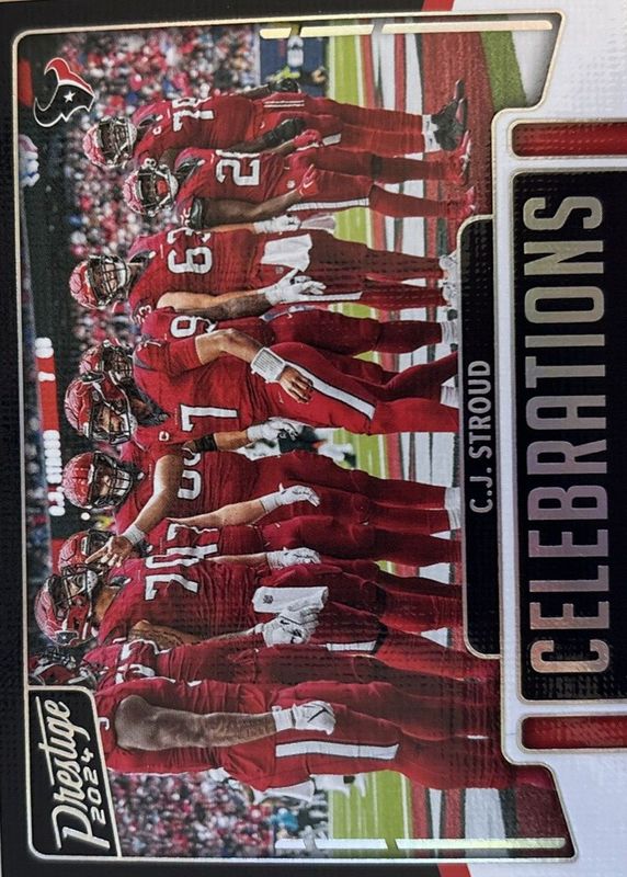 CJ Stroud 2024 Prestige #CEL-CSD Celebrations /(SSP) RAW