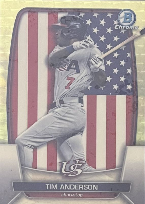2023 Bowman Chrome #WBC-81 WBC Flag - Superfractor /1