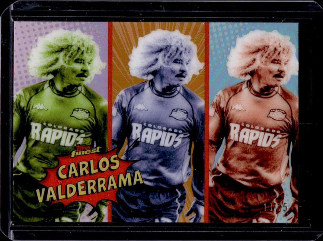 2024 Topps Finest MLS #PA-3 MLS Pop Art - Orange Refractor /25