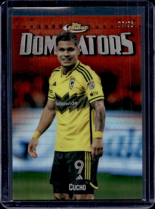 2024 Topps Finest MLS #DO-6 Finest Dominators - Orange Refractor /25