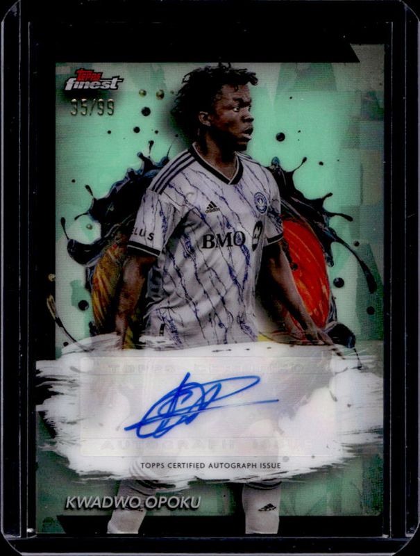 2024 Topps Finest MLS #BA-KO Autographs - Neon Green Refractor /99
