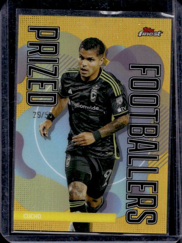 2024 Topps Finest MLS #PF-14 Prized Footballers - Gold Refractor /50