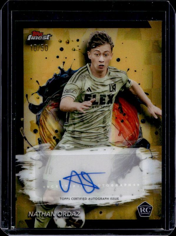 2024 Topps Finest MLS #BA-NO Autographs - Gold Refractor /50