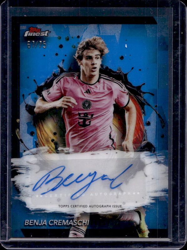 2024 Topps Finest MLS #BA-BC Autographs - Blue Refractor /75