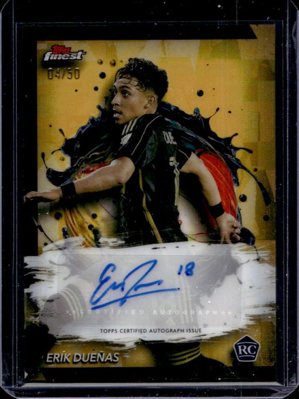 2024 Topps Finest MLS #BA-ED Autographs - Gold Refractor /50
