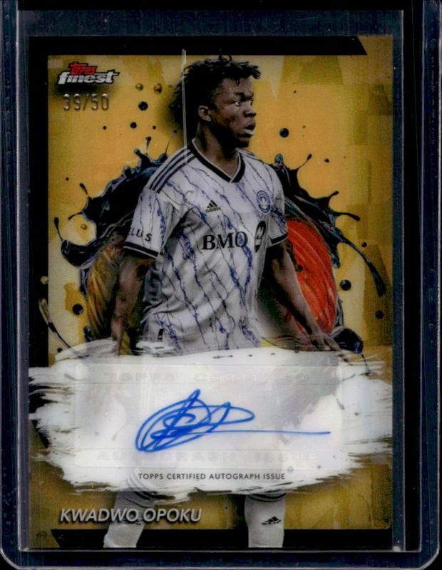 2024 Topps Finest MLS #BA-KO Autographs - Gold Refractor /50