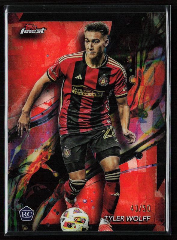 2024 Topps Finest MLS #65 Orange Refractor