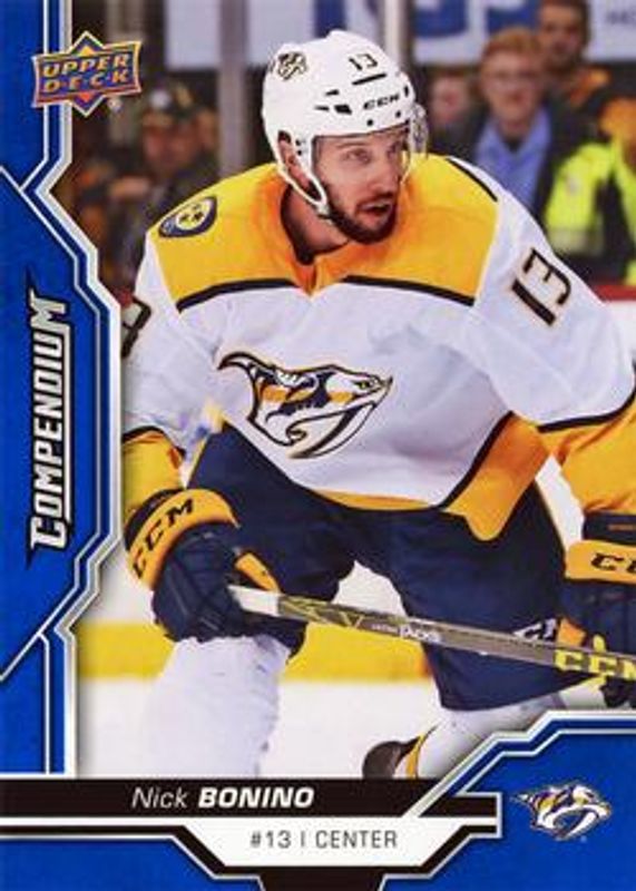 Nick Bonino 2018 Upper Deck Compendium #222 Blue RAW