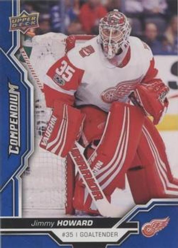 Jimmy Howard 2018 Upper Deck Compendium #144 Blue RAW